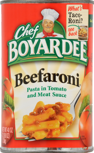 Chef Boyardee Beefaroni Perspective: front