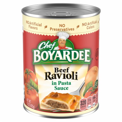 Chef Boyardee® Beef Ravioli in Pasta Sauce Perspective: front