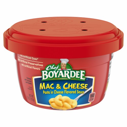 Chef Boyardee Mac And Cheese Perspective: front