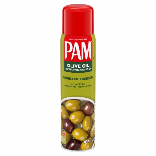 Pam® Nonstick Extra Virgin Olive Oil Cooking Spray Perspective: front