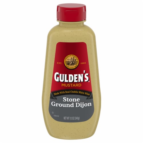 Gulden's® Stone Ground Dijon Mustard Perspective: front