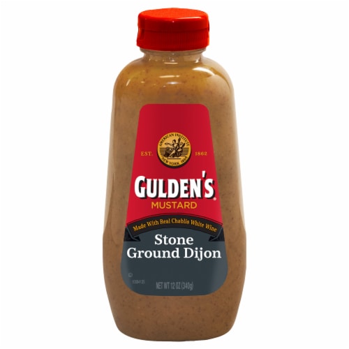 Gulden's® Stone Ground Dijon Mustard Perspective: front