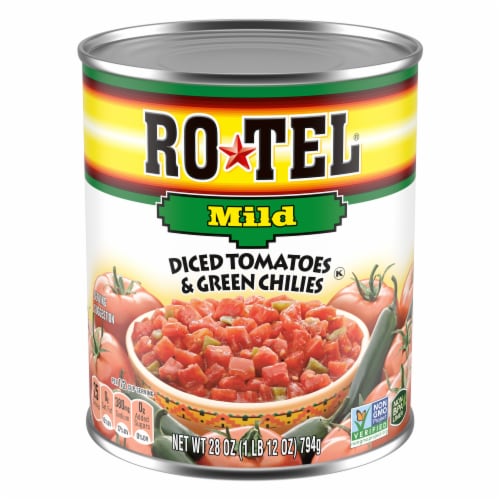 Rotel Mild Diced Tomatoes And Green Chilies Perspective: front