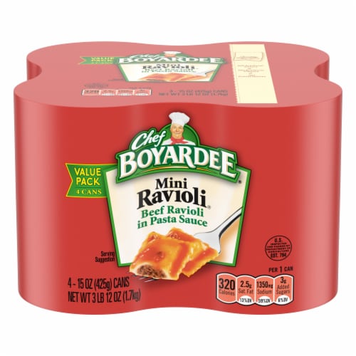 Chef Boyardee Mini Ravioli 4 Count