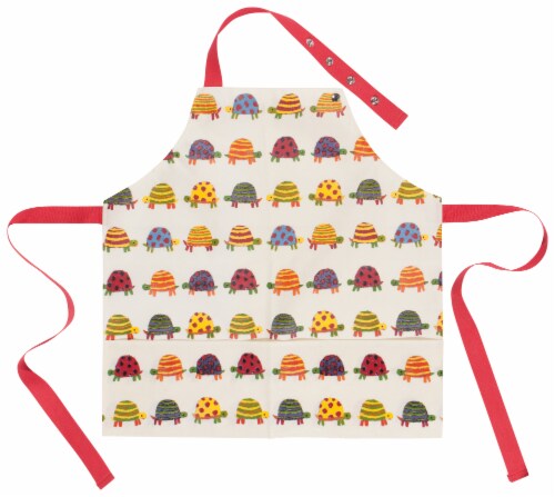 Jubilee Kids Unisex Laminated Tiny Tortoise Apron Perspective: front