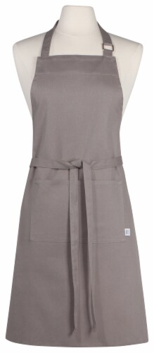 Now Designs Adjustable London Gray Kitchen Apron Perspective: front