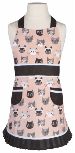 Jubilee Kids Sally Cats Meow Apron Perspective: front
