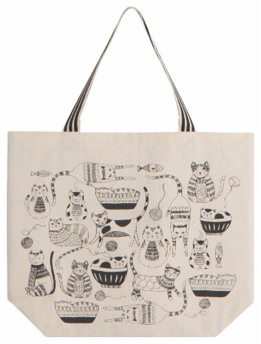 Jubilee Purr Party Canvas Tote Bag, 1 ct - Harris Teeter