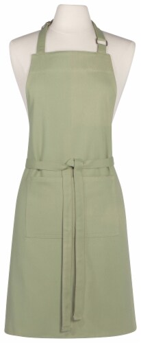 Now Designs Kitchen Apron for Women Men Unisex with Adjustable Straps Sage Green Perspective: front