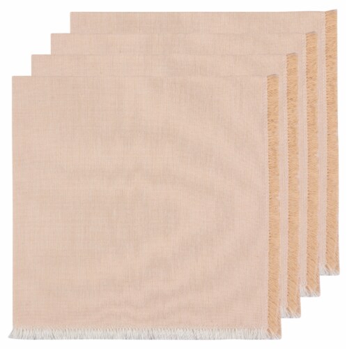 Danica Heirloom Chambray Cotton Napkins Jade Green 18 x 18 inches Set of 4 Perspective: front