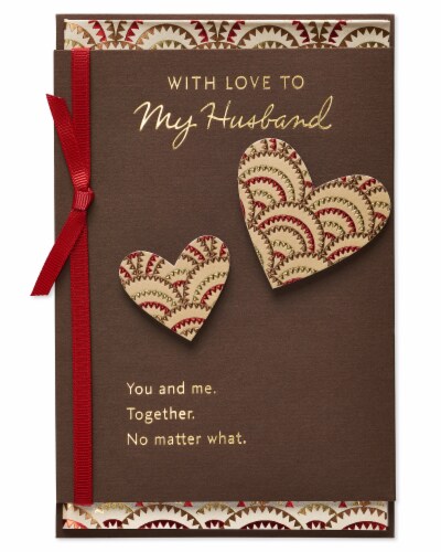 American Greetings Valentine's Day Card for Husband (Together) Perspective: front