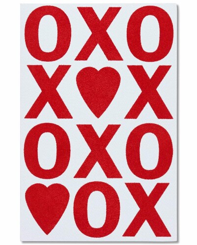 American Greetings Valentine's Day Card (XOXO) Perspective: front