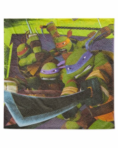 American Greetings Teenage Mutant Ninja Turtle Paper Lunch Napkins Perspective: front