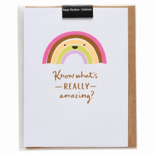 American Greetings (S18) Rainbow - Celebrate Card Perspective: front