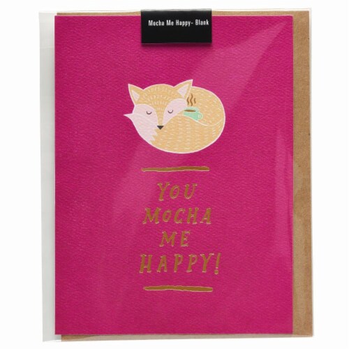 American Greetings (S27) Mocha Me Happy - Blank Card Perspective: front