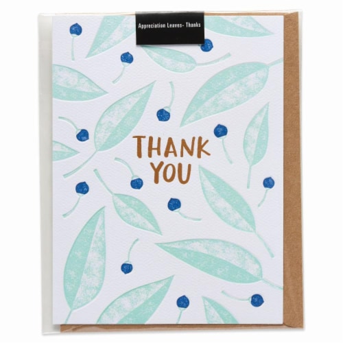 American Greetings (S23) Appreciation Leaves - Thanks Card Perspective: front