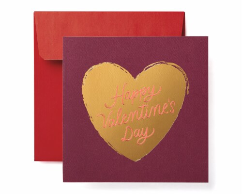American Greetings Valentine's Day Card (Heart) Perspective: front