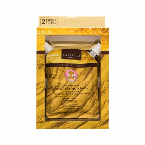Danielle 24k Gold Series Dead Sea Mud Mask Perspective: front