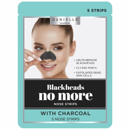 Danielle Blackheads No More Charcoal Nose Strips Perspective: front