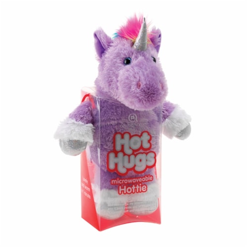 Aroma Home Hot Hugs Microwaveable Lavender Scented Unicorn Hottie Perspective: front