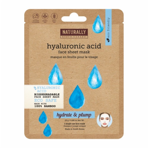 Danielle Hydrate & Plump Hyaluronic Acid Face Sheet Mask Perspective: front