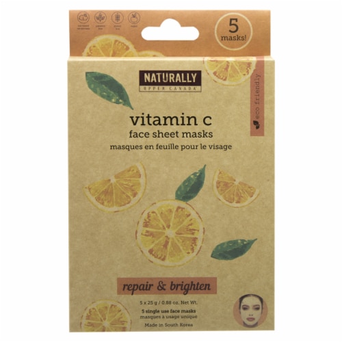 Danielle Vitamin C Face Sheet Masks, 5 ct Ralphs