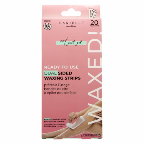 Danielle Rose Dual-Sided Waxing Strips Perspective: front