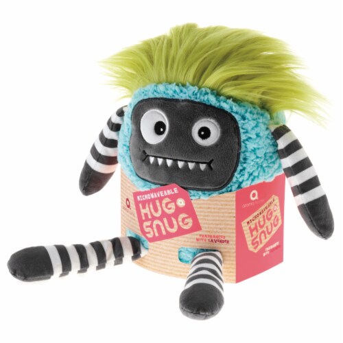 Aroma Home Hug A Snug Hottie Microwaveable Lavender Scented Monster Perspective: front
