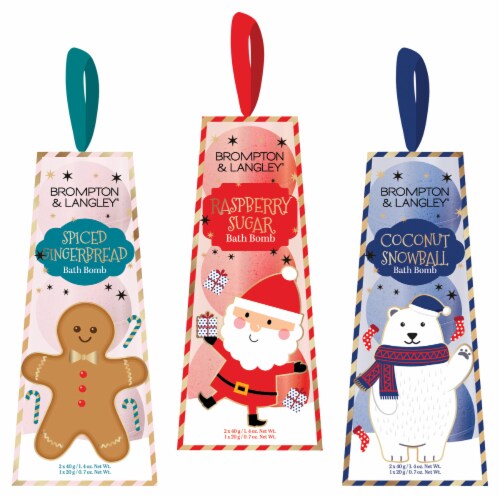 Brompton & Langley Stocking Stuffer Bath Bomb Perspective: front