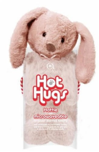 Aroma Home® Hot Hugs Lavendar Scented Hottie - Pink Bunny Perspective: front