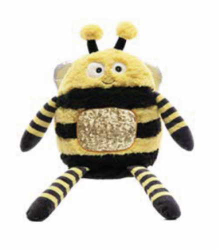 Aroma Home Hug a Snug Bee Plush Perspective: front