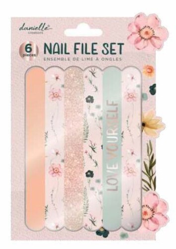 Danielle Floral Nail File Set Perspective: front
