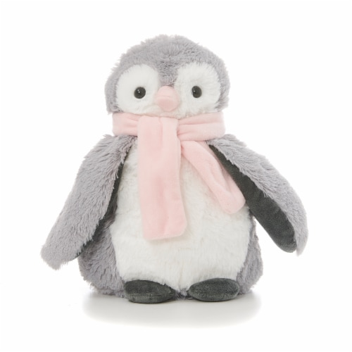 Aroma Home Hot Hugs Plush - Penguin with Scarf Perspective: front