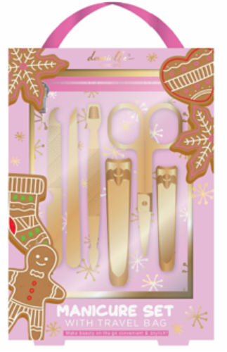 Danielle Gingerbread Manicure Set Perspective: front