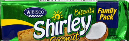 Wibisco Shirley Coconut Biscuit Family Pack Perspective: front