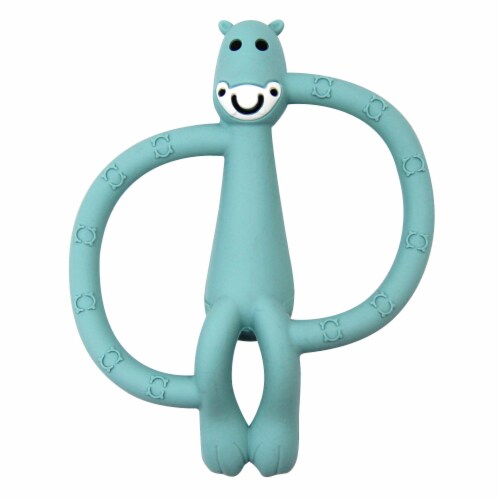 Silisafari Silicone Teether Hippo Perspective: front