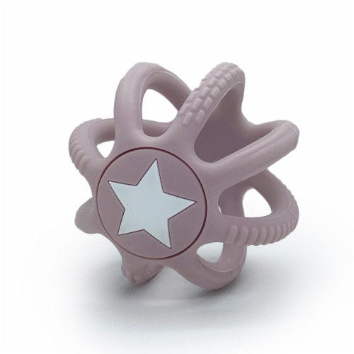 Silisquish Teether Rose Perspective: front
