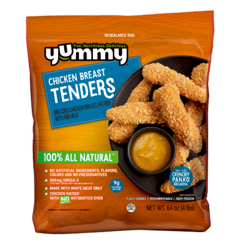 All Natural Chicken Breast Tenders Perspective: front