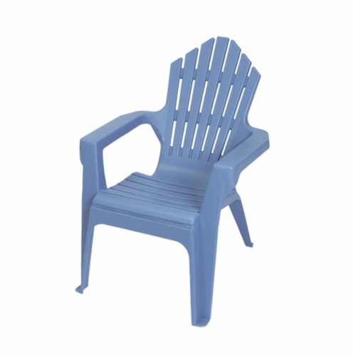 Gracious Living 100554 PDQ Kiddie Adirondack Chair, Classic Blue - 20 Piece Perspective: front