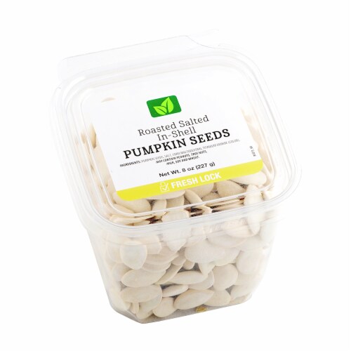 Roasted Salted In-Shell Pumpkin Seeds Perspective: front