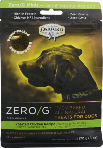 Darford Zero/G® Roasted Chicken Oven-Baked Dog Treats Perspective: front