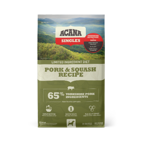 ACANA Singles Dry Dog Food 25 lb Pork Squash 25 lb Metro