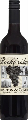 Rockbridge Lexington & Concord Red Blend Virginia Wine Perspective: front