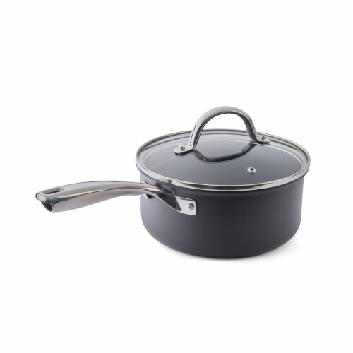 Cuisipro Easy Release Hard Anodized 3 Quart Saucepan Perspective: front