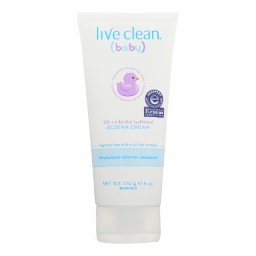 Live Clean® Baby Eczema Cream Perspective: front