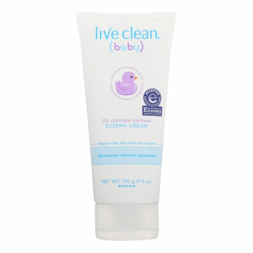 Live Clean® Baby Eczema Cream Perspective: front