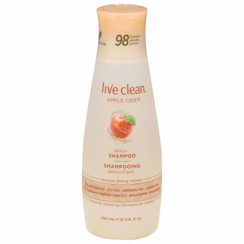 Live Clean® Apple Cider Detox Shampoo Perspective: front