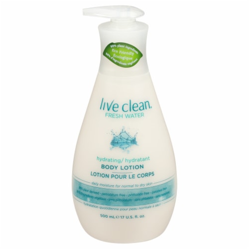 Live Clean® Fresh Water Hydrating Body Lotion Perspective: front