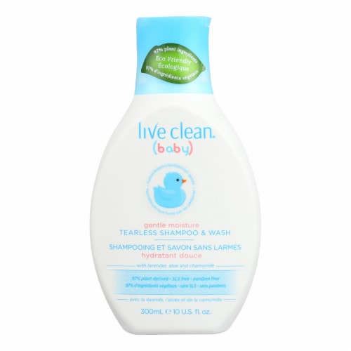 Live Clean® Baby Gentle Moisture Tearless Shampoo & Wash Perspective: front