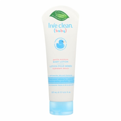 Live Clean® Gentle Moisture Baby Lotion Perspective: front
